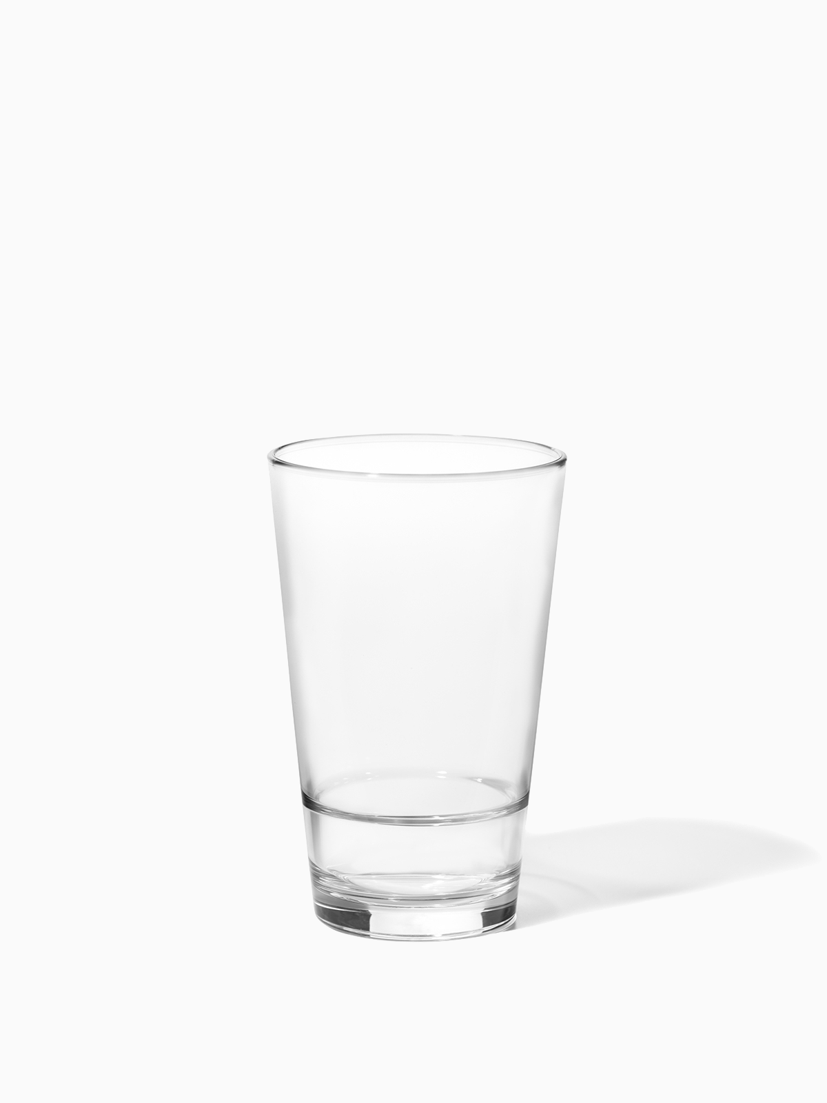 Plastic Drinking Glasses Tumblers Clear - 16 oz - Perfect for Gifts -  Lightweight - Stackable - Set of 8 