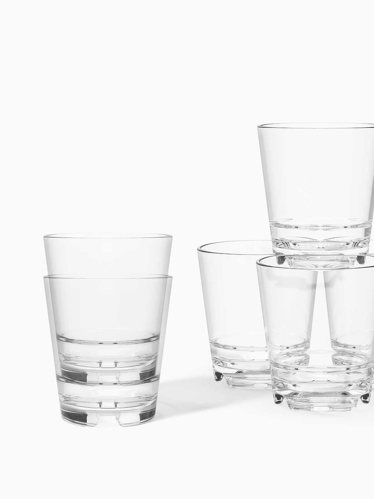 12-Piece Bowey Double Old Fashion and Highball Glassware Set